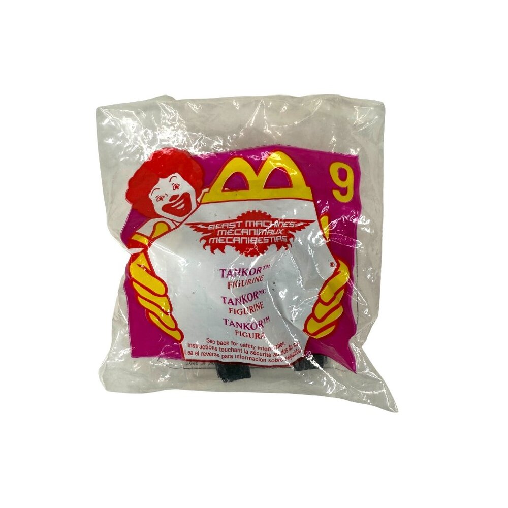 Mcdonalds Beast Machines Tankor #9 Happy Meal Toy Sealed 2000 Collectible VTG